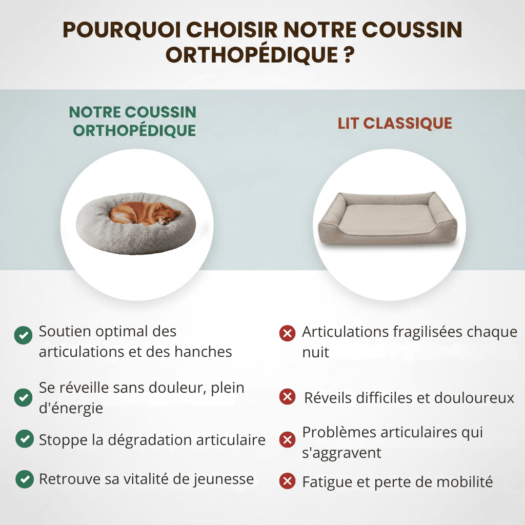 Coussin pour chien anti-stress